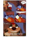  anatomically_correct animal_genitalia avian balls beak bird black_eyes blue_fur butt comic detailed_background dialogue disney feral forced fur herpestid hornbill male male/male mammal mcfan meerkat mongoose penis rape sheath text the_lion_king timon zazu 