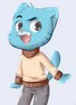  anthro cartoon_network clothed clothing dandi gumball_watterson male the_amazing_world_of_gumball 