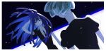  ahn androgynous bangs blue_eyes blue_hair blunt_bangs dutch_angle gem_uniform_(houseki_no_kuni) green_hair hand_in_hair houseki_no_kuni lapis_lazuli_(houseki_no_kuni) long_hair multiple_others necktie phosphophyllite short_hair smile sparkle spoilers straight_hair 