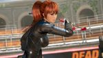  1girl 3d bodysuit breasts dead_or_alive dead_or_alive_6 highres kasumi_(doa) official_art ponytail solo 