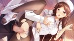  akabeisoft3 akizora_momiji breast_grab censored game_cg hataraku_otona_no_ren&#039;ai_jijou_2 nurse pantyhose penis pussy pussy_juice seto_rikako sex sky spread_legs torn_clothes 