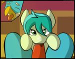  2018 ahegao animal_genitalia animal_penis avian balls barbed_penis comic digital_media_(artwork) earth_pony english_text equine erection feathers feral flash_draw friendship_is_magic fur gallus_(mlp) gaming green_eyes gryphon hair horse looking_pleasured male male/male mammal my_little_pony nude open_mouth oral penetration penis pony sandbar_(mlp) sex sheath sitting smile text 