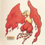  2017 3_toes alternate_color alternate_species ambiguous_gender avian beak biped bird blaziken english_text fak&eacute;mon feathers featureless_crotch feral fire firefightdex flaming_wings flying full-length_portrait hatching_(technique) marker_(artwork) mfanjul mixed_media multicolored_feathers nintendo open_beak open_mouth orange_beak pen_(artwork) phoenix pink_tongue pok&eacute;mon pok&eacute;mon_(species) portrait red_feathers red_tail red_wings shadow side_view simple_background slit_pupils solo spread_wings suspended_in_midair tail_feathers talons tan_feathers text toes tongue toony traditional_media_(artwork) two_tone_feathers video_games white_background wings yellow_eyes 