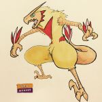  2017 3_fingers 4_toes alternate_color alternate_species ambiguous_gender anisodactyl anthro beak biped blaziken cheek_tuft claws crotch_tuft dragon english_text fak&eacute;mon feathered_dragon feathers firefightdex foreshortening full-length_portrait green_eyes hatching_(technique) long_tail marker_(artwork) markings mfanjul mixed_media multicolored_feathers nintendo nude open_beak open_mouth orange_skin orange_tail pen_(artwork) pink_feathers pink_tail pink_tongue pok&eacute;mon pok&eacute;mon_(species) portrait red_feathers red_markings red_tail roaring shadow sharp_teeth side_view simple_background slit_pupils solo spread_legs spreading standing tail_feathers tail_tuft talons teeth text toe_claws toes tongue toony toothed_beak traditional_media_(artwork) tuft video_games white_background wide_stance yelling yellow_feathers 