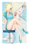  alina_pegova blonde_hair blue_eyes blush border breasts commission crown deviantart_username earrings flipped_hair formal hair_over_one_eye jewelry long_hair looking_at_viewer mario_(series) office_lady outside_border rosetta_(mario) simple_background skirt_suit smile solo suit super_mario_bros. super_mario_galaxy watermark web_address white_border zoom_layer 