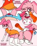 anais_watterson anthro breasts butt cartoon_network clothed clothing cum cum_in_ass cum_in_mouth cum_inside cum_on_face disembodied_penis female fur lagomorph legwear looking_at_viewer male mammal nipples open_mouth panties panties_aside penetration penis pink_fur pongldr pussy rabbit simple_background solo_focus stockings the_amazing_world_of_gumball thigh_highs underwear underwear_aside vaginal vaginal_penetration young 