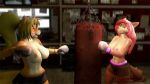  3d_(artwork) big_breasts boxing breasts canine clothed clothing digital_media_(artwork) exercise female fox friends garry&#039;s_mod gym lordzbacon mammal punch sport topless training workout 
