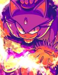  blaze_the_cat cat cheek_tuft clothed clothing eyelashes feline female fire fluffy long_tail looking_at_viewer magic mammal ponytail solo sonic_(series) theleonamedgeo tuft 