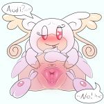  audino blush cervix clitoris duo female joe123123123 lying nintendo on_front pok&eacute;mon pok&eacute;mon_(species) pussy sibling spread_pussy spreading text twins video_games 