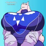  2018 animated big_breasts boss_monster breasts caprine digital_media_(artwork) female looking_at_viewer mammal pornomagnum rossteddy solo toriel undertale video_games 