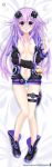  :d adult_neptune areola_slip areolae bare_legs blush boots breasts collarbone dakimakura food food_on_body food_on_legs full_body hair_between_eyes helvetica_5tandard highres holding holding_food holding_spoon holster hood hooded_jacket jacket knees_together_feet_apart long_hair looking_at_viewer lying medium_breasts navel neptune_(series) no_bra on_back open_clothes open_jacket open_mouth panties pudding purple_eyes purple_hair shin_jigen_game_neptune_vii smile solo spoon striped striped_panties thigh_gap thigh_strap underwear very_long_hair 