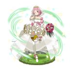  ;) ankle_ribbon arm_strap back_bow bouquet bow bridal_veil choker collarbone diadem dress faux_figurine flower full_body gloves hair_ornament hairclip hand_in_hair holding holding_bouquet layered_dress leg_up lisbeth lisbeth_(sao-alo) looking_at_viewer official_art one_eye_closed pink_bow pink_flower pink_hair pink_ribbon pink_rose pointy_ears red_eyes red_flower red_rose ribbon rose see-through short_dress short_hair simple_background sleeveless sleeveless_dress smile solo standing standing_on_one_leg strapless strapless_dress sword_art_online sword_art_online:_code_register thighhighs veil waist_cape wedding_dress white_background white_dress white_flower white_gloves white_legwear white_rose 