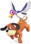  avian bird canine dog duck duck_hunt feral mammal nintendo official_art super_smash_bros super_smash_bros._ultimate video_games 
