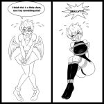  2koma angry animal_humanoid bound cat_humanoid dialogue eyewear feline female frustration glasses humanoid humite-ubie leather magical_girl_outfit mammal rope simple_background wings yelling 