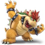  bowser claws hair horn koopa mario_bros nintendo official_art red_hair scalie super_smash_bros super_smash_bros._ultimate video_games 