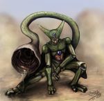  2013 alien amazing anthro arthropod bio-android_(dragon_ball) cell_(dragon_ball) dragon_ball dragon_ball_z hi_res hybrid imminent_vore incarna_(artist) insect looking_at_viewer male male_pred signature solo vore 