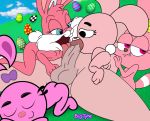  anais_watterson anthro anus babs_bunny bigtyme blue_eyes butt cartoon_network chowder_(series) cub easter egg eyes_closed faceless_male female fur group holidays human lagomorph licking male male/female mammal nude panini_(chowder) penis pink_fur pussy rabbit sex teeth the_amazing_world_of_gumball tiny_toon_adventures tongue tongue_out warner_brothers yin_(yin_yang_yo) young 