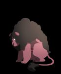  alitrocity ambiguous_gender black_background canine cartoon_network chimera dog feline fullmetal_alchemist fur fusion hair hybrid lion lion_(steven_universe) mammal nina_tucker open_mouth pink_fur simple_background solo steven_universe stion 