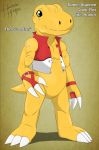  agumon digimon dinosaur heibanhikaru rex_the_agumon scar 