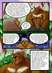  bear blood clothing comic male mammal muscular nipples spanish_text text translation_request yasserlion 