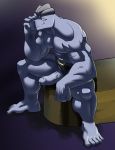  erection humanoid_penis machoke male nintendo penis pok&eacute;mon pok&eacute;mon_(species) solo tush uncut video_games 