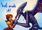 ! :d alien clothed clothing crossover crown crying dragon dress ear_piercing english_text female feral gloves hair hand_holding happy headgear human male mammal mario_bros medal metroid nintendo nude open_mouth outta_sync piercing princess princess_daisy ridley royalty sharp_teeth size_difference space_pirate standing super_smash_bros super_smash_bros._ultimate tears teeth text tongue video_games wings yellow_eyes 
