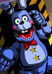  2018 absurd_res animatronic anthro digital_media_(artwork) five_nights_at_freddy&#039;s freddy_fazbear&#039;s_pizzeria_simulator hi_res lagomorph machine mammal rabbit robot rockstar_bonnie_(fnaf) shu_20625 simple_background video_games 