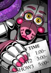  2018 absurd_res animatronic canine digital_media_(artwork) five_nights_at_freddy&#039;s fox funtime_foxy_(fnafsl) hi_res machine mammal robot shu_20625 simple_background sister_location video_games 
