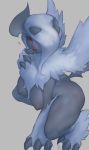  absurd_res blush breasts female hi_res looking_at_viewer mammal mega_absol mega_evolution nat_the_lich nintendo nipples open_mouth pok&eacute;mon pok&eacute;mon_(species) solo tongue tongue_out video_games 