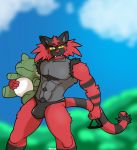  clothing feline hokshi incineroar male mammal nintendo pok&eacute;mon pok&eacute;mon_(species) solo speedo substitute swimsuit video_games 