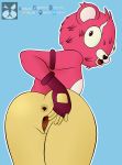  absurd_res anus bear butt clothed clothing cuddle_team_leader cute daddy_pone female fortnite fursuit hi_res human mammal partially_clothed presenting pussy sweat tongue tongue_out 