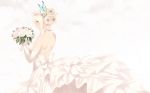  blonde_hair blue_eyes boku_wa_tomodachi_ga_sukunai butterfly cait dress flowers kashiwazaki_sena rose short_hair white 