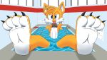  amy_rose anthro blue_eyes canine cock_vore erection foot_focus fox foxkai fur macro male male_pred mammal micro miles_prower penis sonic_(series) vore yellow_fur 