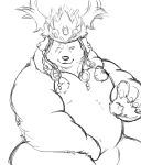  2018 anthro bear belly crushfang_(sdorica_sunset) liger813 male mammal overweight overweight_male polar_bear sdorica_sunset solo 