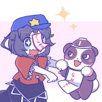  ambiguous_gender anthro bear blush crossover cute female jiangshi kyonpan mammal panda pok&eacute;mon_gold_beta touhou undead yoshika_miyako zericherrys zombie 