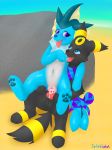  black_fur blue_body blue_eyes cum eeveelution female fur male male/female mammal markings nintendo penetration penis pok&eacute;mon pok&eacute;mon_(species) purple_eyes pussy species: splash_(splishsplat) splishsplat umbreon vaginal vaginal_penetration vaporeon video_games wish_(splishsplat) 