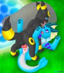  black_fur blue_body blue_eyes cum eeveelution female fur male male/female mammal markings nintendo penetration penis pok&eacute;mon pok&eacute;mon_(species) purple_eyes pussy species: splash_(splishsplat) splishsplat umbreon vaginal vaginal_penetration vaporeon video_games wish_(splishsplat) 