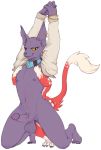  2018 anal anthro balls beerus bottomless clothed clothing dragon_ball dragon_ball_super duo ear_piercing feline from_behind_position fur half-closed_eyes jewelry long_ears male male/male mammal partially_clothed penetration penis piercing raptoral raptoral_(character) sergal sex 