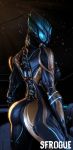  3d_(artwork) alien anthro big_butt breasts butt digital_media_(artwork) female humanoid looking_at_viewer not_furry nude pose sfrogue solo source_filmmaker valkyr_(warframe) video_games warframe 