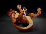  2017 3d_(artwork) anthro blender_(disambiguation) claws digital_media_(artwork) doublescale dragon human macro male mammal paws reptile scalie size_difference soles 