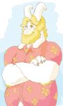  anthro asgore_dreemurr atlantart beard boss_monster caprine facial_hair flower fur goat heterochromia hi_res horn long_ears male mammal plant simple_background solo undertale video_games white_fur 