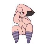  balls caz_(character) clefairy clothing fan_character invalid_tag legwear male nintendo penis pok&eacute;mon pok&eacute;mon_(species) rigbythememe_(artist) socks video_games 