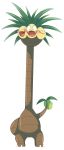  2016 alolan_exeggutor ambiguous_gender blush doneru feral flora_fauna hi_res multi_head nintendo plant pok&eacute;mon pok&eacute;mon_(species) regional_variant simple_background solo video_games white_background 