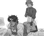  2boys anal ass hunk_(voltron) male_focus matt_holt multiple_boys penetration sex size_difference smaller_dominant smile tagme voltron voltron:_legendary_defender yaoi 