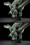  2017 3_toes 3d_(artwork) anthro blender_(disambiguation) claws digital_media_(artwork) dinosaur doublescale feet foot_fetish macro male micro paws reptile scalie soles toe_claws toes 