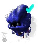  creature english english_commentary full_body gen_1_pokemon no_humans pokemon pokemon_(creature) rickslira simple_background solo tangela tumblr_username white_background 