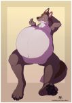  belly big_belly male male_pred post_vore vore 