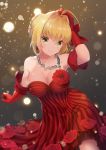  cleavage dress fate/grand_order saber_extra tagme 