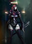  clothing fantasy female glowing humanoid machine melee_weapon nun psyk323 religion robot science_fiction sword weapon 