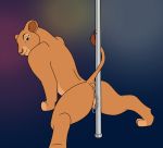  anus dancing disney female feral grinding mammal nala pole pole_dancing pussy pussy_juice solo the_lion_king theoryofstrings 
